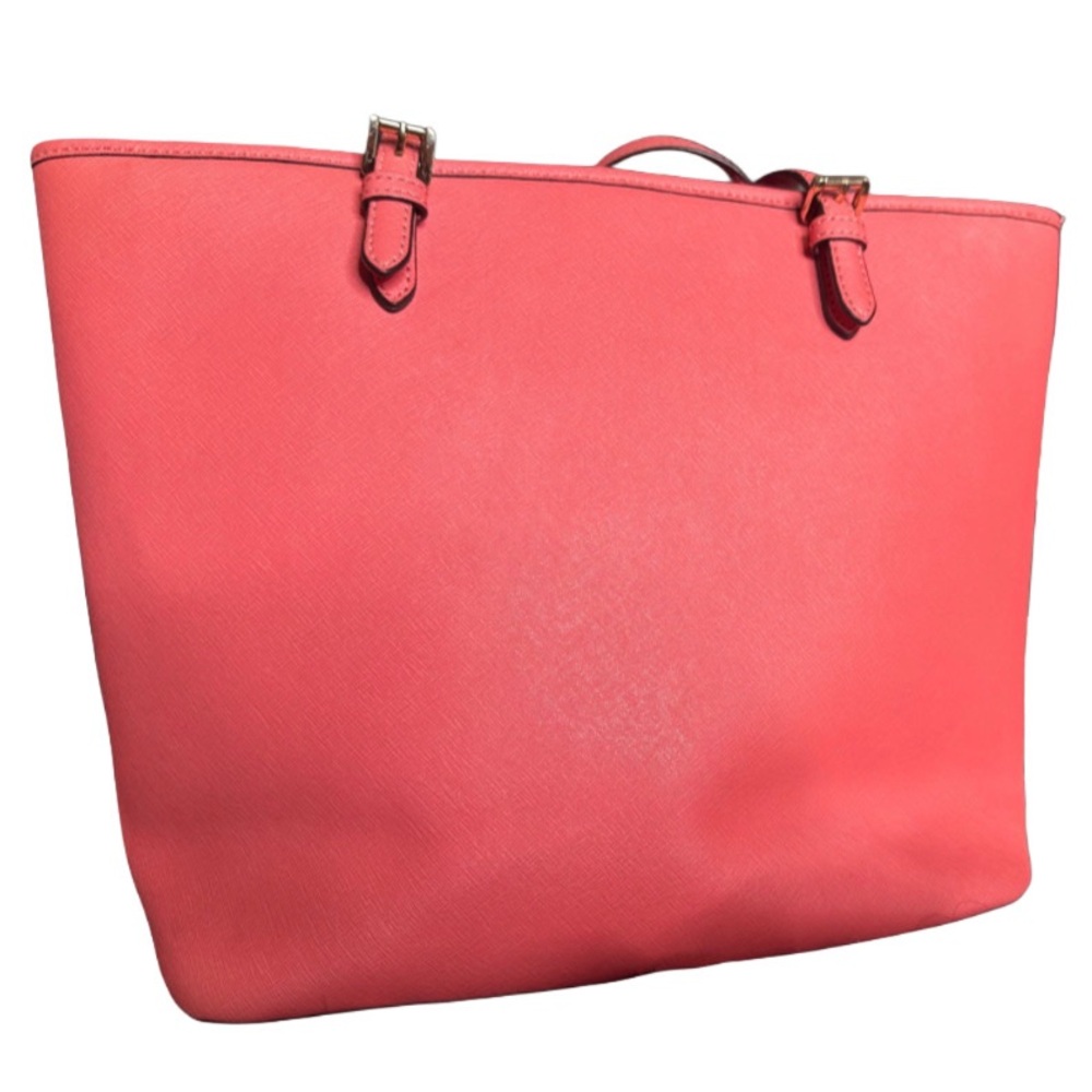 Michael Kors Coral Jet Set Tote Bag EUC - Picture 4 of 16